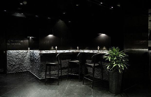The room, mid-service at Lair, New Delhi