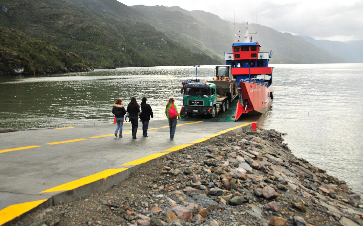 The Carretera Austral crossing the wild landscape of Chilean Patagonia