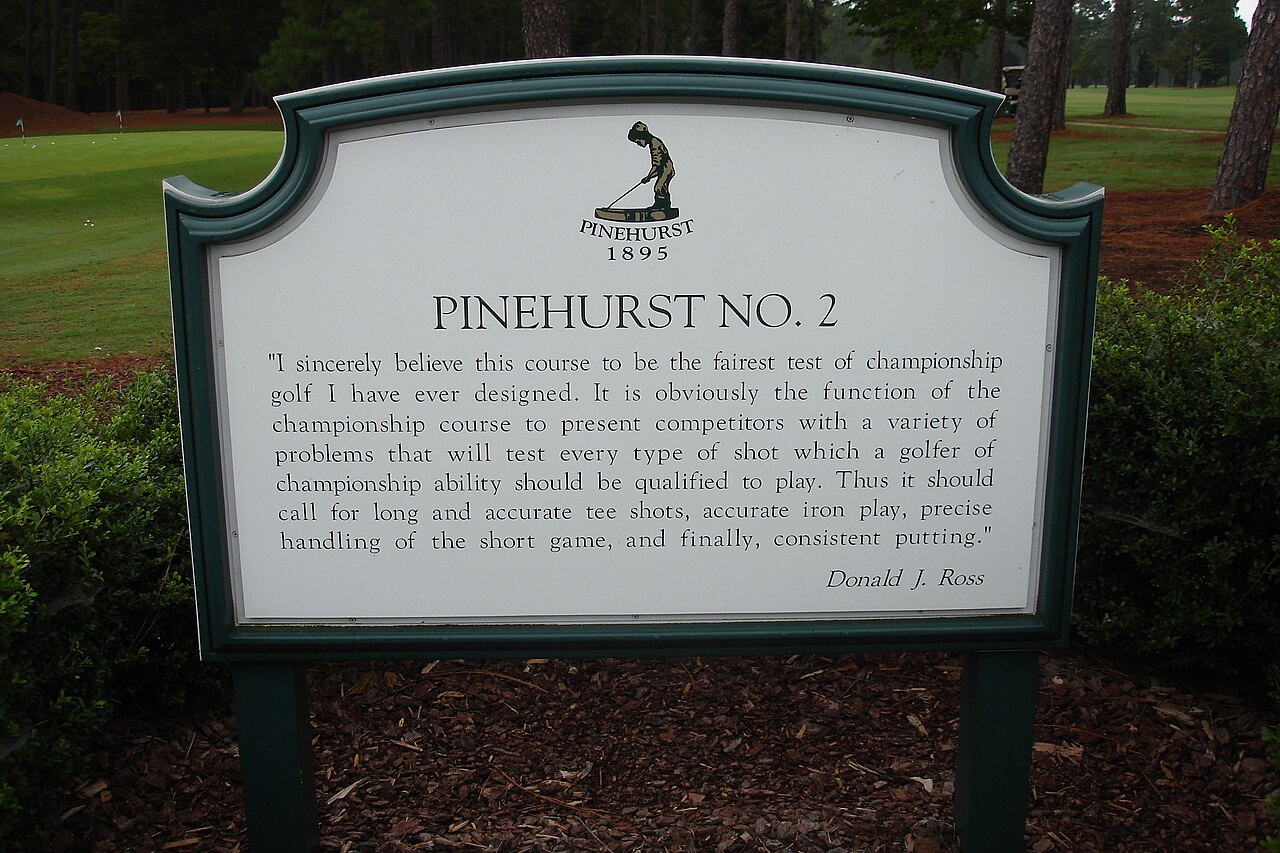 Pinehurst No. 2 golf course