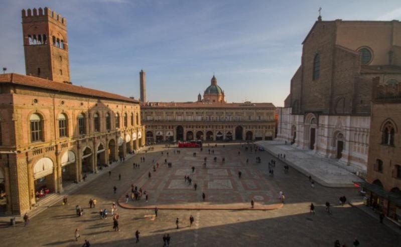 Piazza Maggiore and the Basilica di San Petronio, Bologna