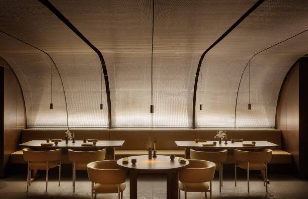 A photograph of the David Thulstrup-designed interior at Ikoyi
